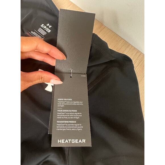 Under Armour HeatGear OG Compression Women's Black - Size S - NEW - Picture 10 of 13